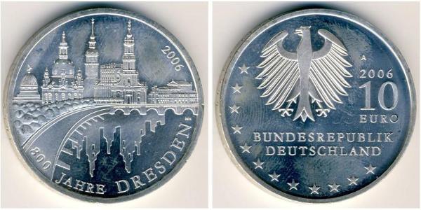 10 Euro Federal Republic of Germany (1990 - ) Silver 