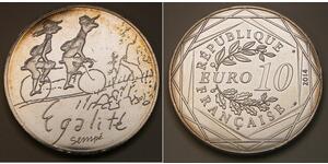 10 Euro France Silver 