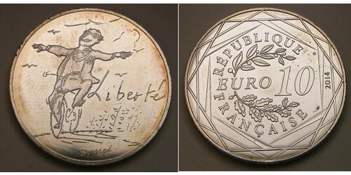 10 Euro France Silver 