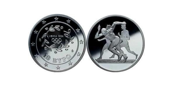 10 Euro Hellenic Republic (1974 - ) Silver 