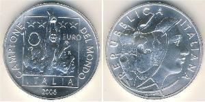 10 Euro Italy Silver 