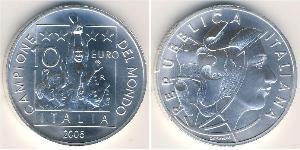 10 Euro Italy Silver 