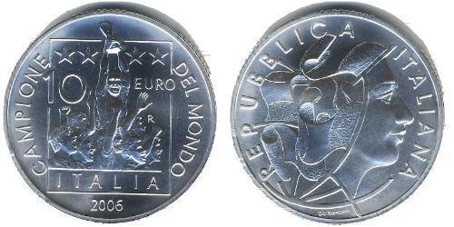 10 Euro Italy Silver 