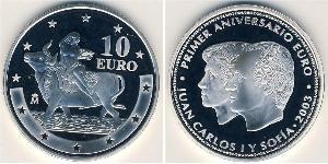 10 Euro Kingdom of Spain (1976 - ) Silver 