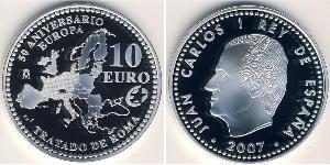 10 Euro Kingdom of Spain (1976 - ) Silver 