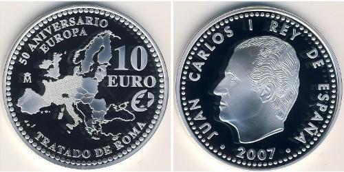 10 Euro Kingdom of Spain (1976 - ) Silver 