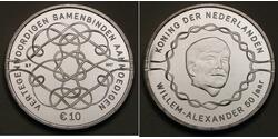 10 Euro Netherlands Silver 