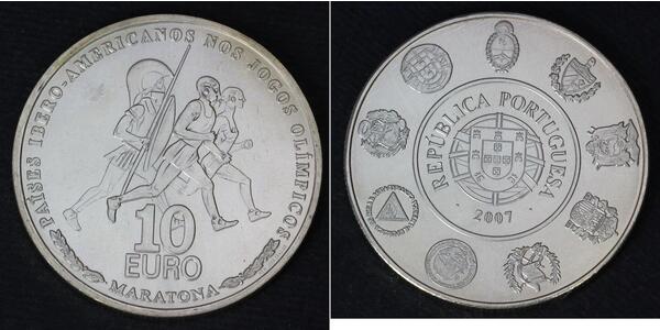 10 Euro Portugal Silver 