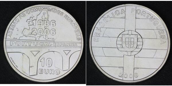 10 Euro Portugal Silver 