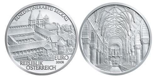 10 Euro Republic of Austria (1955 - ) Silver 
