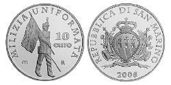 10 Euro San Marino Silver 