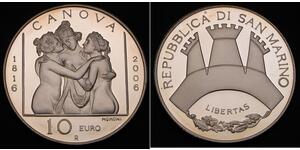 10 Euro San Marino Silver 