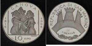 10 Euro San Marino Silver 