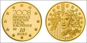 10 Euro Quinta República Francesa (1958 - )  