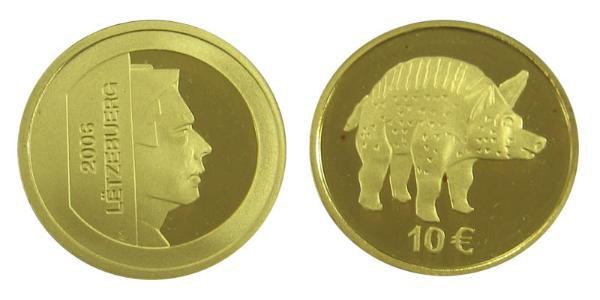 10 Euro 卢森堡 金 