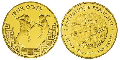 10 Euro 法蘭西第五共和國 金 