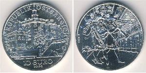 10 Euro 奥地利 銀 