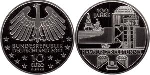 10 Euro 德国 銀 