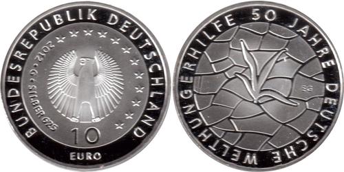 10 Euro 德国 銀 
