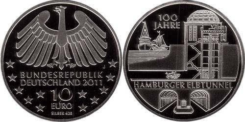 10 Euro 德国 銀 