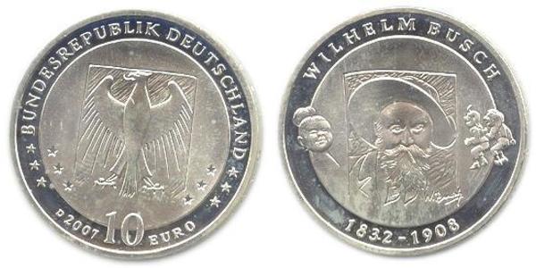 10 Euro 德国 銀 