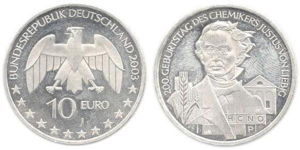 10 Euro 德国 銀 