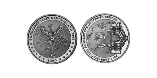 10 Euro 德国 銀 