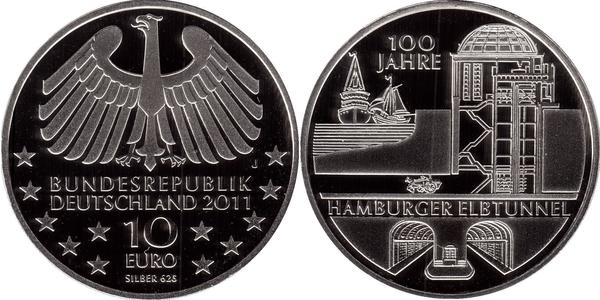 10 Euro 德国 銀 