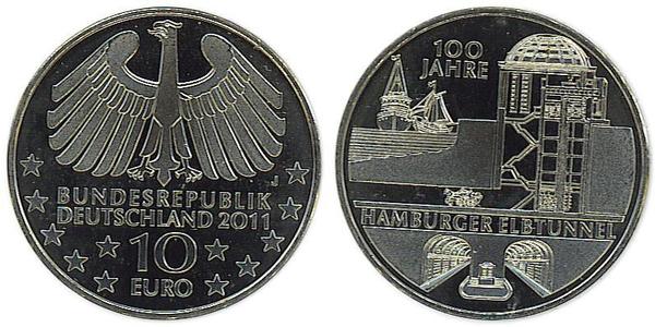10 Euro 德国 銀 