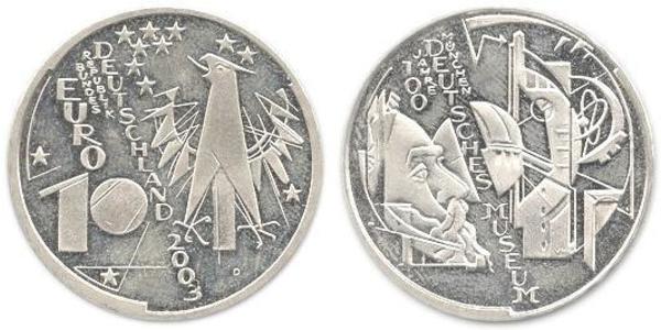 10 Euro 德国 銀 
