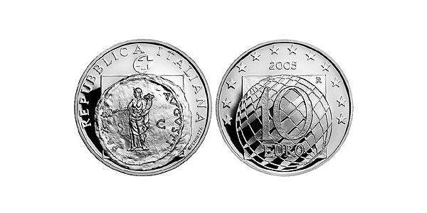10 Euro 意大利 銀 