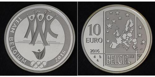 10 Euro 比利时 銀 