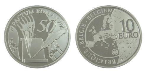 10 Euro 比利时 銀 