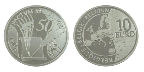 10 Euro 比利时 銀 