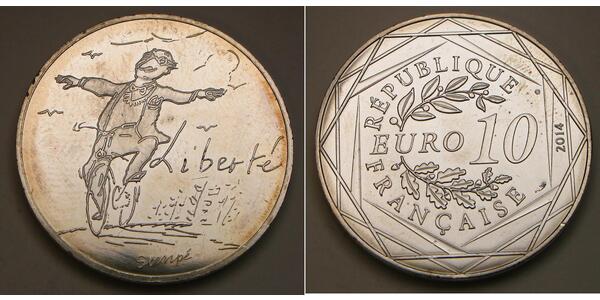 10 Euro 法国 銀 