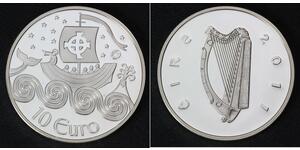 10 Euro 爱尔兰共和国 銀 