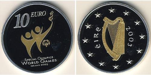 10 Euro 爱尔兰共和国 銀 