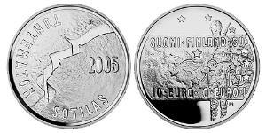 10 Euro 芬兰 銀 
