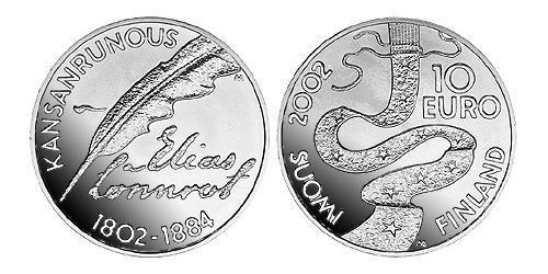 10 Euro 芬兰 銀 