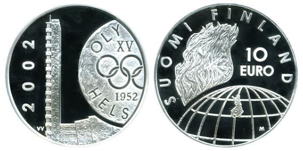 10 Euro 芬兰 銀 