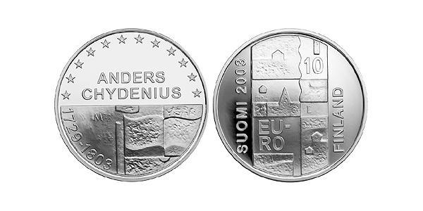 10 Euro 芬兰 銀 