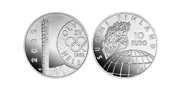 10 Euro 芬兰 銀 