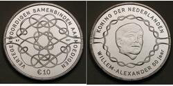10 Euro 荷兰 銀 