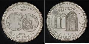 10 Euro 西班牙 銀 胡安·卡洛斯一世 (1938 - )