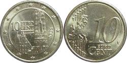 10 Eurocent Republic of Austria (1955 - ) Cuivre 
