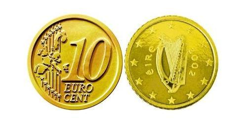 10 Eurocent Ireland (1922 - ) Tin/Aluminium/Copper/Zinc 