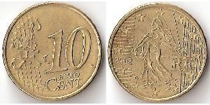 10 Eurocent Cinquième République (1958 - ) Tin/Aluminium/Cuivre/Zinc 