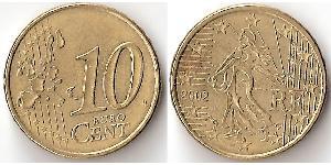 10 Eurocent Cinquième République (1958 - ) Tin/Aluminium/Cuivre/Zinc 