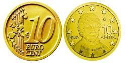 10 Eurocent République hellénique (1974 - ) Tin/Aluminium/Cuivre/Zinc 