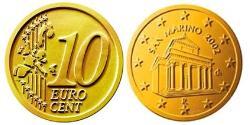 10 Eurocent Saint-Marin Tin/Aluminium/Cuivre/Zinc 